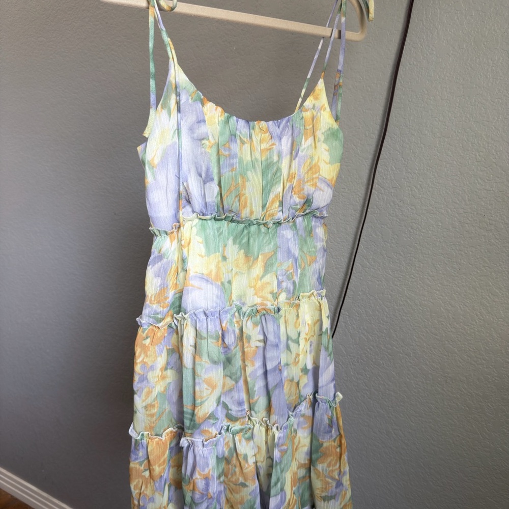 Floral Spaghetti Strap Dress